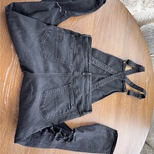 American Eagle Outfitters Black Jeggings Overalls